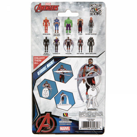 Marvel The Falcon Character Bendable Magnet